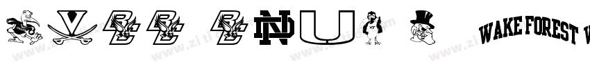 NCAA Army 2015字体转换